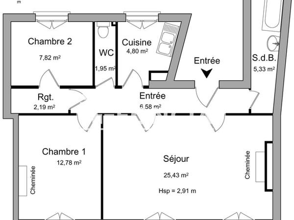 Location Appartement 3 pièces 66.88 m² - 3 RUE DU CHARIOT Orleans 45000