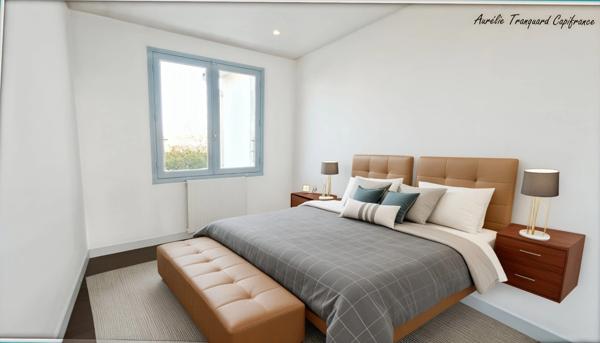 Maison à vendre 6 pièces proche SAINT JEAN D'ANGELY composée de 4 chambres, terrain clos et arboré avec sous sol aménagé