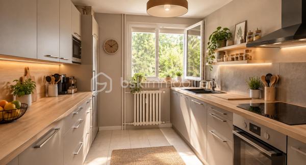 🏡 Appartement 5 pièces – 3 chambres – Balcon, cave, grenier et garage 

Aux portes de Rouen, dans un environnement calme et verdoyant, découvrez cet appartement familial de 82 m2 situé au Rdc surélevé, six marches environ, d'un immeuble de trois étages 
Situé à deux pas des transports, des commerces, des écoles, et de lieux culturels pour un quotidien pratique. 
Un jardin clos et arboré au pied de l'immeuble permet de profiter d'un espace commun au calme.
Son agencement fonctionnel propose :
Une entrée, un séjour / salon spacieux de 27 m², une cuisine aménagée, trois chambres, une salle de douche et un WC indépendant, offrant de beaux espaces de vie pour une famille.   
Un balcon, une grande cave, un vaste grenier ainsi qu'un garage complètent cet appartement.
A retenir : 
- DPE D, Double vitrage et Volets roulants récents.
- Les charges de 230 €/mois, comprennent le CHAUFFAGE, l'EAU et l'entretien des parties communes. 

Pour plus d'informations ou pour organiser une visite, contactez moi.

. Photos des pièces de vie générées par IA ( Suggestions d'aménagement )