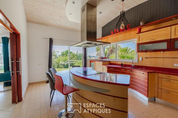 maison d’architecte tournée vers l’océan