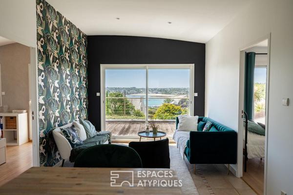 maison d’architecte tournée vers l’océan