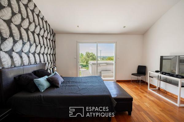 maison d’architecte tournée vers l’océan
