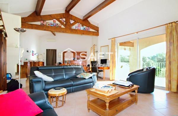 Maison de 131 m2 + piscine sur terrain de 4 450 m2