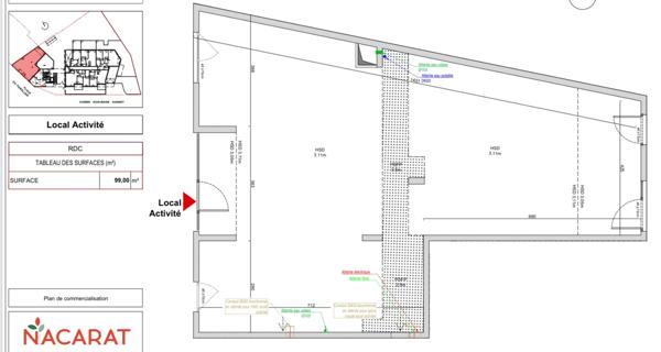 Local à louer ECULLY (69) à louer, local de 99m2 au perollier coté décathlon livrable De suite