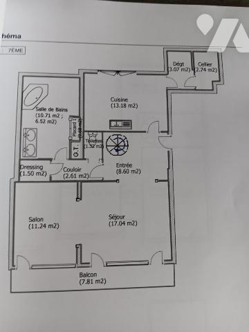 Appartement T4 bis en duplex sur LONS LE SAUNIER.