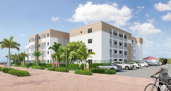 A VENDRE T2 NEUF AVEC VUE MER ET PISCINE A ROYAL KEY LE MOULE