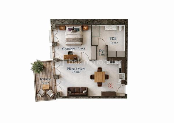 Nous vous proposons un appartement T2 « vendu en plateau à aménager », au sein d’une copropriété entièrement rénovée, toiture, isolation extérieure, façades, menuiseries extérieures, parties communes et aménagements extérieurs.

Cet appartement se compose d’une grande pièce de vie ouverte sur une terrasse orientée Ouest, une grande chambre avec la possibilité de créer un espace dressing, une salle de bain avec un espace buanderie et un WC complètent cet ensemble.

Les plus de ce projet 👍 :

💰Petit budget
👷‍♂️ Accompagnement possible pour le suivi des travaux
🥾 À proximité du Lac et des sentiers de randonnée

Afin de faciliter votre projection nous avons réalisé une étude complète pour le chiffrage des travaux d’aménagements intérieurs, rénovation complète de l’installation électrique, chauffage, des sanitaires, des sols, murs et plafonds.

Une pré-étude chiffrée vous sera transmise sur demande. Si vous le souhaitez nous pouvons vous mettre en relation avec notre prestataire qui assurera la programmation et le suivi des travaux avec les entreprises locales. 

Proposé au prix de 99 600€ honoraires charge vendeur, saisissez l’opportunité d’acquérir un appartement au sein d’un ensemble immobilier entièrement rénové avec la possibilité de choisir votre aménagement intérieur. Stationnement disponible en sus 3500/u.