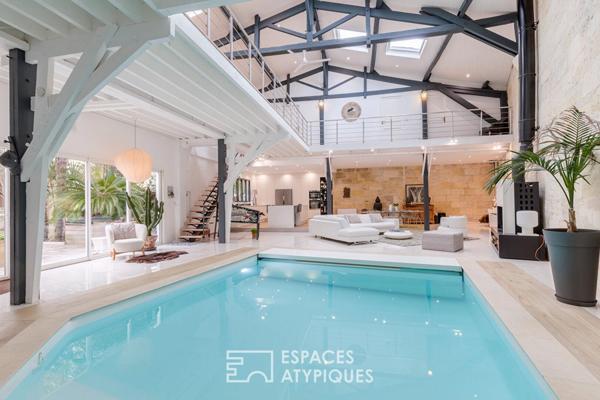 Loft avec piscine intérieure aux Chartrons