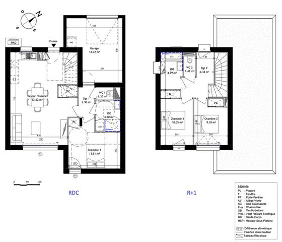 Maison Montaigu 5 pièces