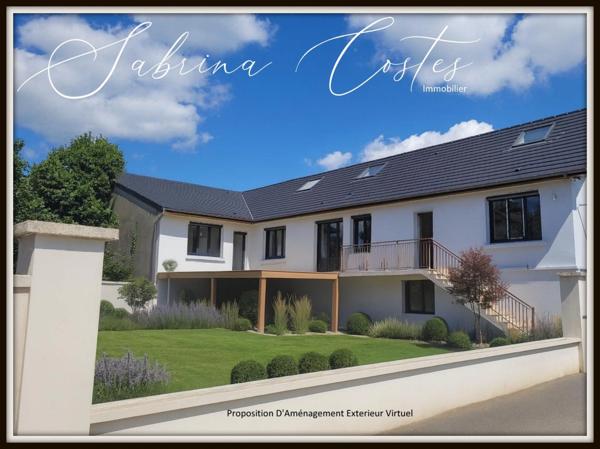 🏡 À VENDRE – MAISON ATYPIQUE RÉNOVÉE AVEC TERRASSE & CAVE VOÛTÉE – FRENEUSE (78) 200 m² habitables – 4/5 chambres – Vue dégagée – Garage – Jardin clos