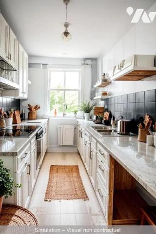 INVESTISSEMENT LOCATIF - A vendre un appartement situé au 3e étage de type T3. Cave et garage.