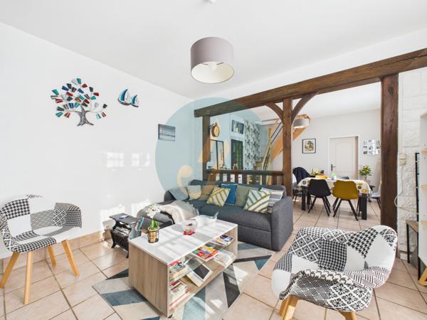 Garchy (58150) Maison sans travaux, 3 chambres, double garage sur jardin clos à Garchy