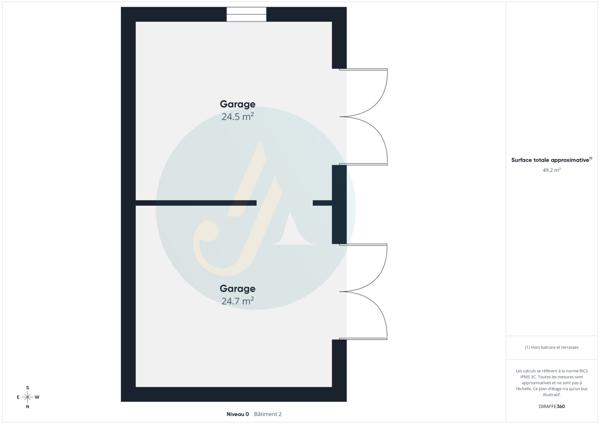 Garchy (58150) Maison sans travaux, 3 chambres, double garage sur jardin clos à Garchy