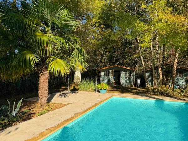 Maison à vendre 5 pièces VIC FEZENSAC (32) - Moulin rénové avec piscine – 120 m² habitables - 6632 m2 - Possibilité chambre d'hôtes