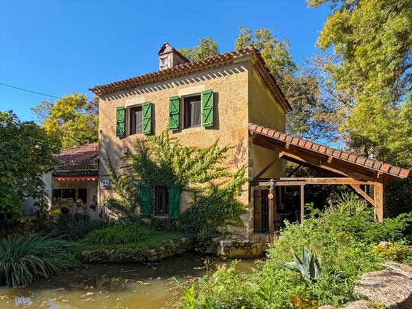 Maison à vendre 5 pièces VIC FEZENSAC (32) - Moulin rénové avec piscine – 120 m² habitables - 6632 m2 - Possibilité chambre d'hôtes