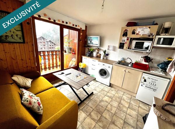 Appartement 2 Pièces avec balcon et garage sans vis à vis avec vue imprenable sur les montagnes