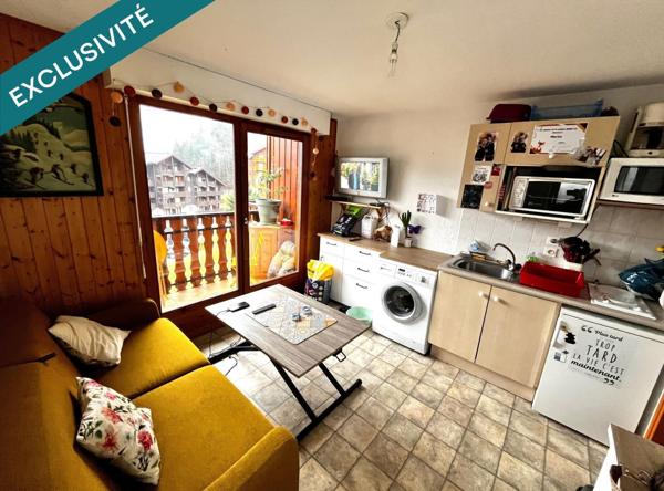 Appartement 2 Pièces avec balcon et garage sans vis à vis avec vue imprenable sur les montagnes