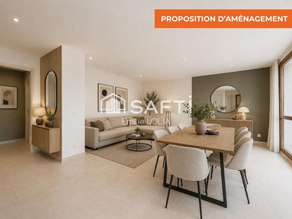 Très bel appartement à rénover selon vos goûts