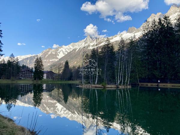 CHAMONIX MONT-BLANC – Chalet mitoyen, 85 m² (65 m² habitables), 4 pièces, 2 chambres et balcon.