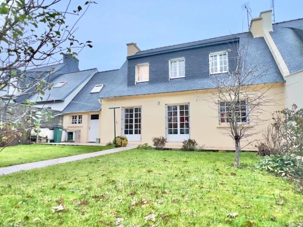 Guilers, quartier résidentiel, sans vis à vis, vie de plain pied, maison T6, 110 m2, dalle béton, garage