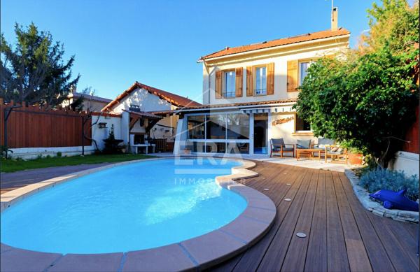 Maison familiale 6 pièces avec jardin, piscine et dépendance