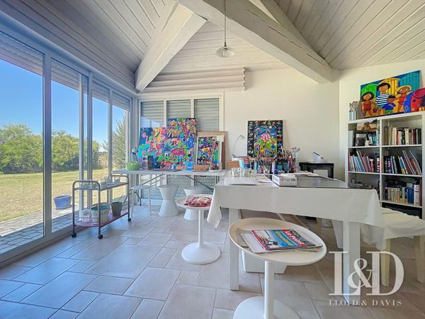 St-Sulpice de Royan : maison d'architecte 203m²avec piscine