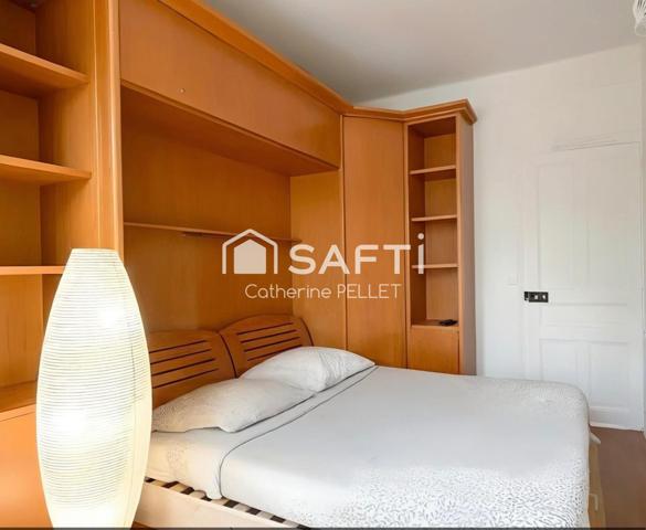 Studio lumineux de 27 m², cuisine séparée et espace nuit modulable, au cœur de Fontenay Village, à deux pas du RER