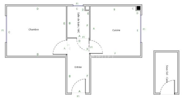 Studio lumineux de 27 m², cuisine séparée et espace nuit modulable, au cœur de Fontenay Village, à deux pas du RER
