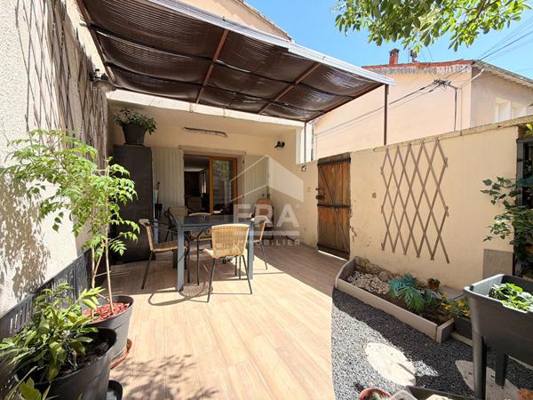 A VENDRE 84120 PERTUIS MAISON DE VILLE TYPE 3 PIECES DE 45M² AVEC COUR INTERIEUR