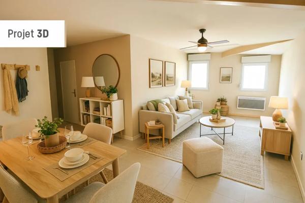appartement 3 pièces 67m² à vendre à Mont-de-Marsan
