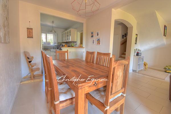 Grasse (06130) Exclusivité! Villa mitoyenne 86m2, 4 pièces, jardin, garage.