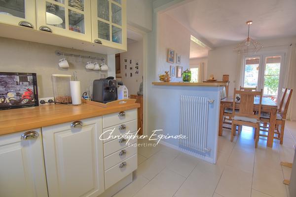 Grasse (06130) Exclusivité! Villa mitoyenne 86m2, 4 pièces, jardin, garage.