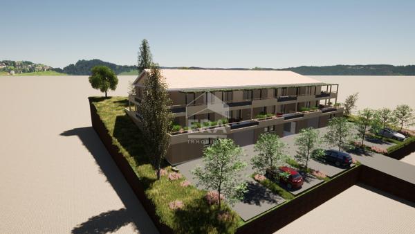 Appartement Neuf , Sisteron  04200 3 pièce(s) 58.61 m2 +  terrasse de 26m²  , Lot 202