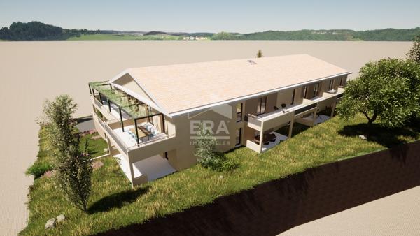 Appartement Neuf , Sisteron  04200 3 pièce(s) 58.61 m2 +  terrasse de 26m²  , Lot 202