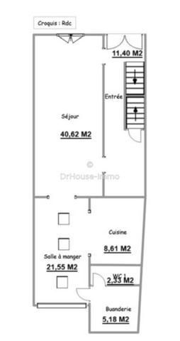 Maison à vendre 5 pièces de 172 m²