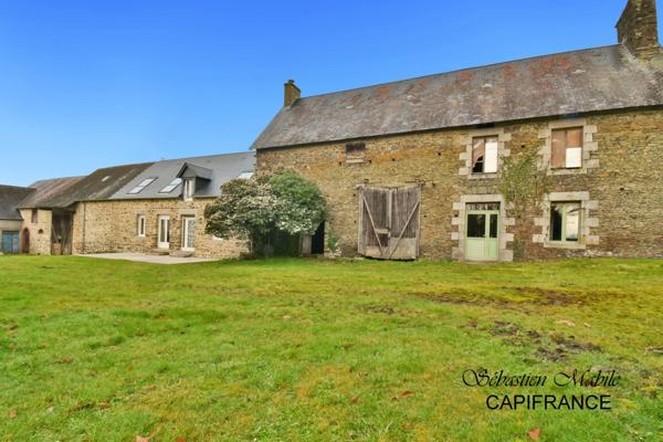Maison rénovée + ancienne maison + (granges, écurie, étable) LES PAS-PONTORSON (50) en Baie du Mont Saint Michel