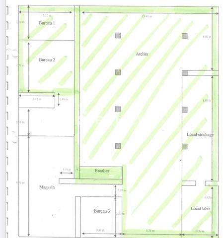 Local Commercial 5 pièces - 291 m²