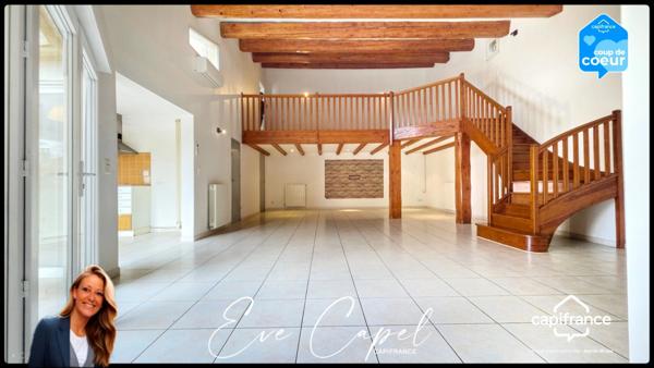 Appartement à vendre 5 pièces BELARGA (34), appartement 3 chambres et mezzanine + parking privatif + double terrasse