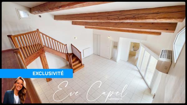 Appartement à vendre 5 pièces BELARGA (34), appartement 3 chambres et mezzanine + parking privatif + double terrasse