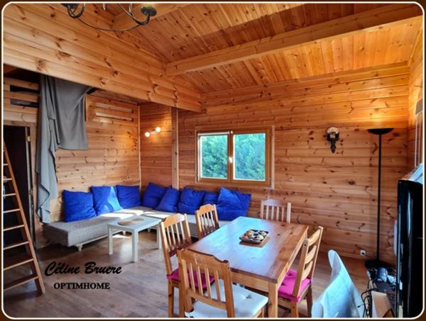 JUZIERS - DOMAINE ILE VERTE – CHALET 2 CHAMBRES – 215 000 €