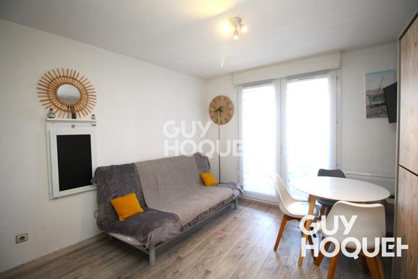 A louer - Studio meublé avec balcon et vue Marina ? Location de septembre à juin