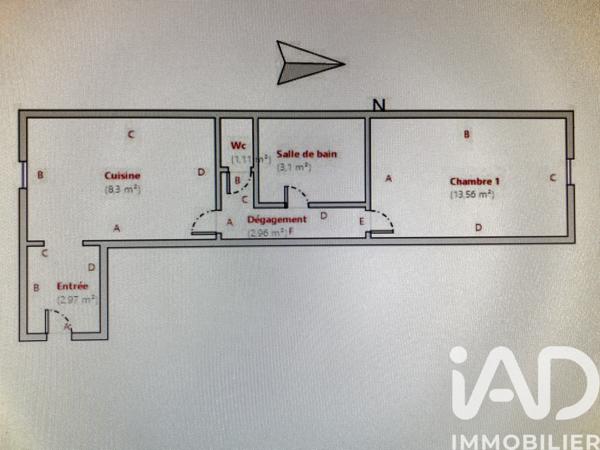 Studio à vendre 32 m² Meaux