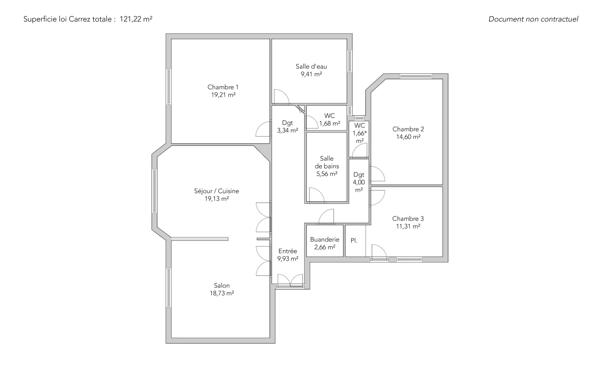 Appartement Paris 18 e - VILLA MONTCALM / DAMREMONT