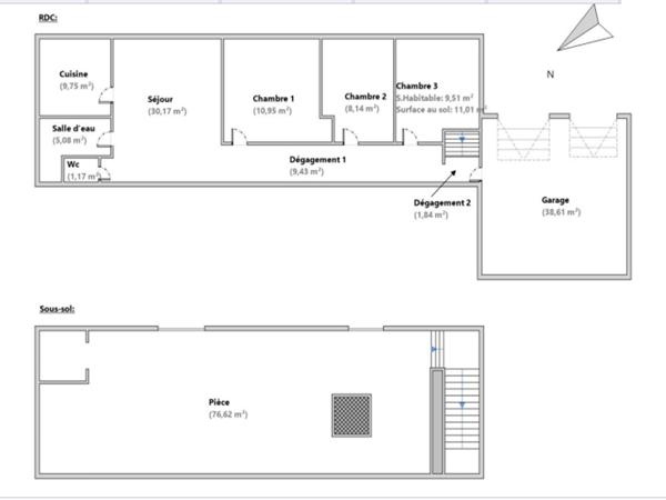 NESTENN ? CENTRE-VILLE ? AU CALME ? MAISON DE PLAIN-PIED ? JARDIN PLEIN SUD ? SOUS-SOL COMPLET