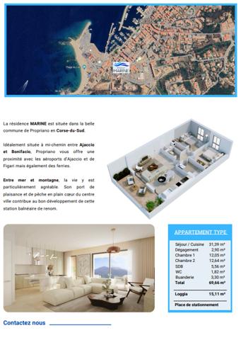 Appartement 3 pièces - 68 m²