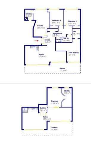 Appartement à vendre 5 pièces 204 m² Marseille 8