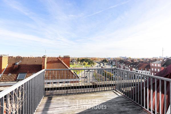 Loft contemporain avec rooftop