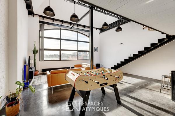 Loft contemporain avec rooftop