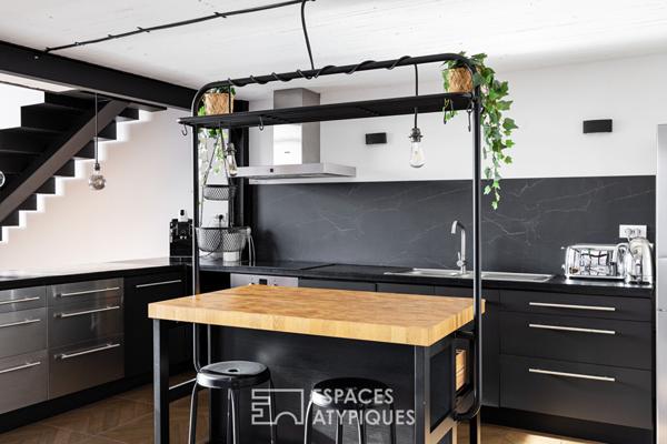 Loft contemporain avec rooftop