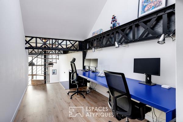 Loft contemporain avec rooftop